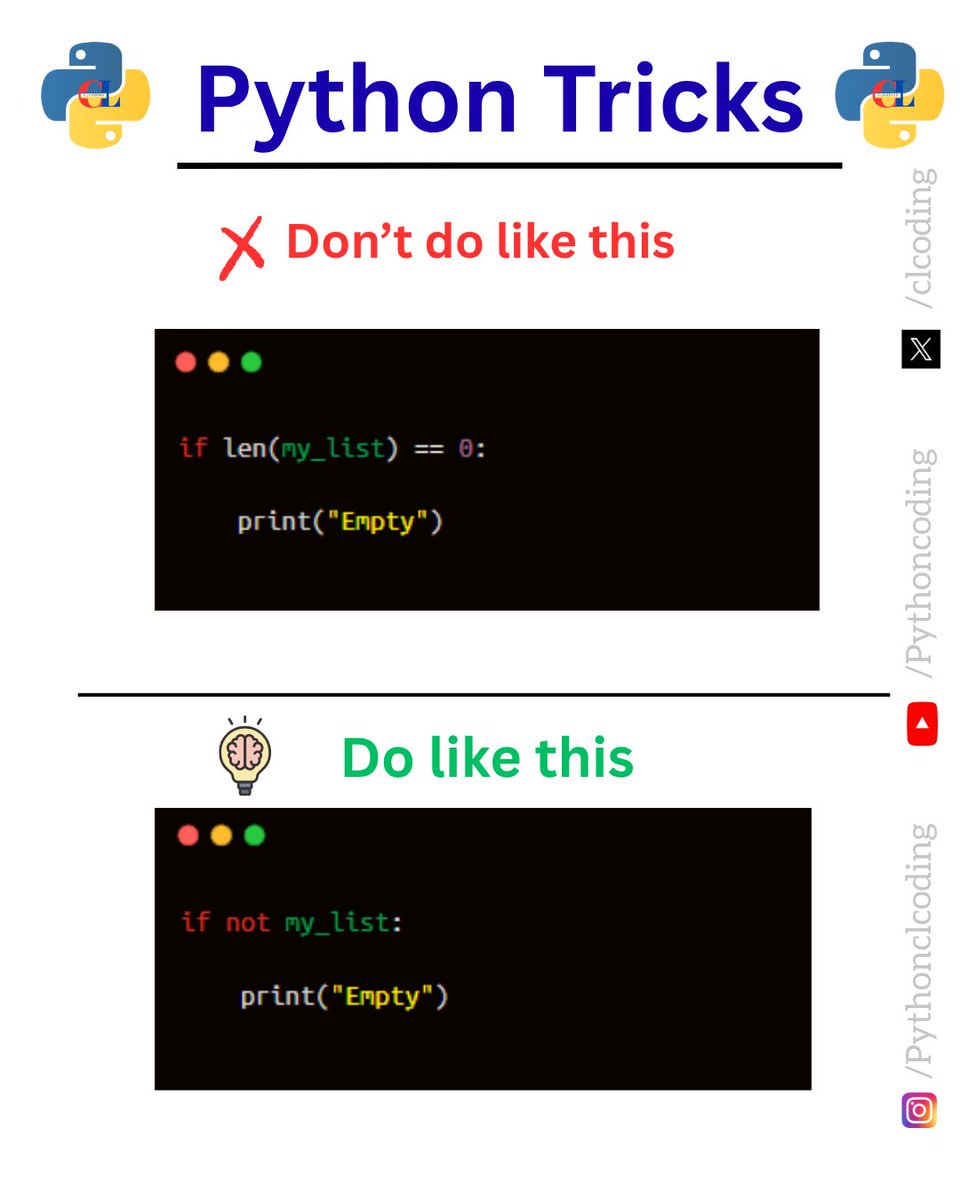 Python Tips of the day