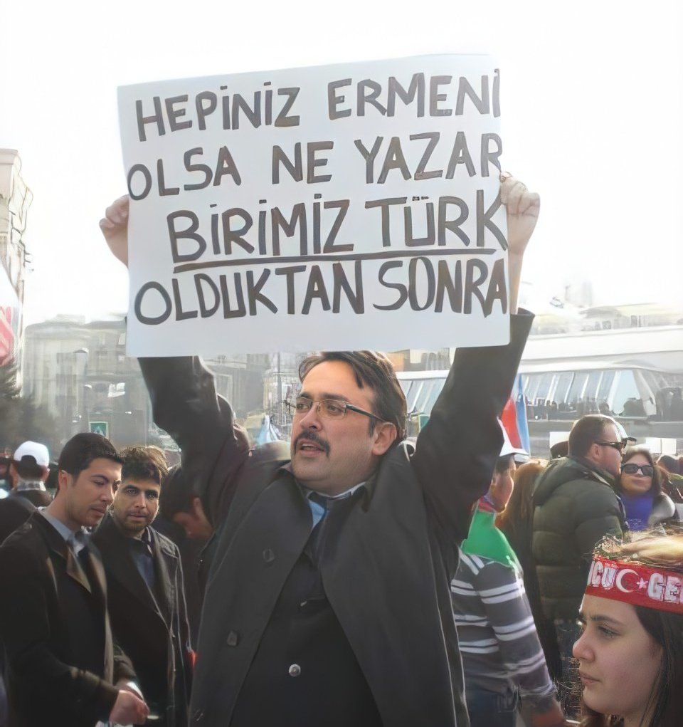 Hepiniz ermeni olsa kaç yazar, birimiz Türk olduktan sonra!
