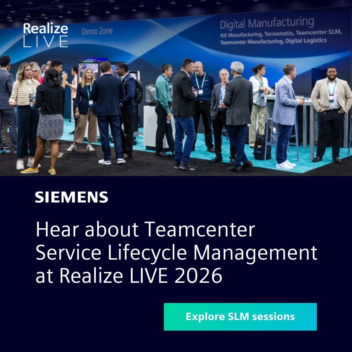 The future of service is connected, predictive, and intelligent, and Realize LIVE 2026 is where you can learn more about the future of service and aftermarket business, and how it’s taking shape.
Explore the agenda &amp; register now! 👇

sie.ag/6or13W