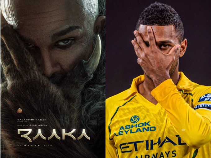 First it was Hardik Pandya, now it’s Akeal Hosein! 🧐

Akeal takes a 4-wicket haul and celebrates with the 'mask' gesture 🎭While he says it’s inspired by Noor Ahmad, everyone is linking it to #AlluArjun’s #Raaka look.

Is this organic love from cricketers or is there a silent PR