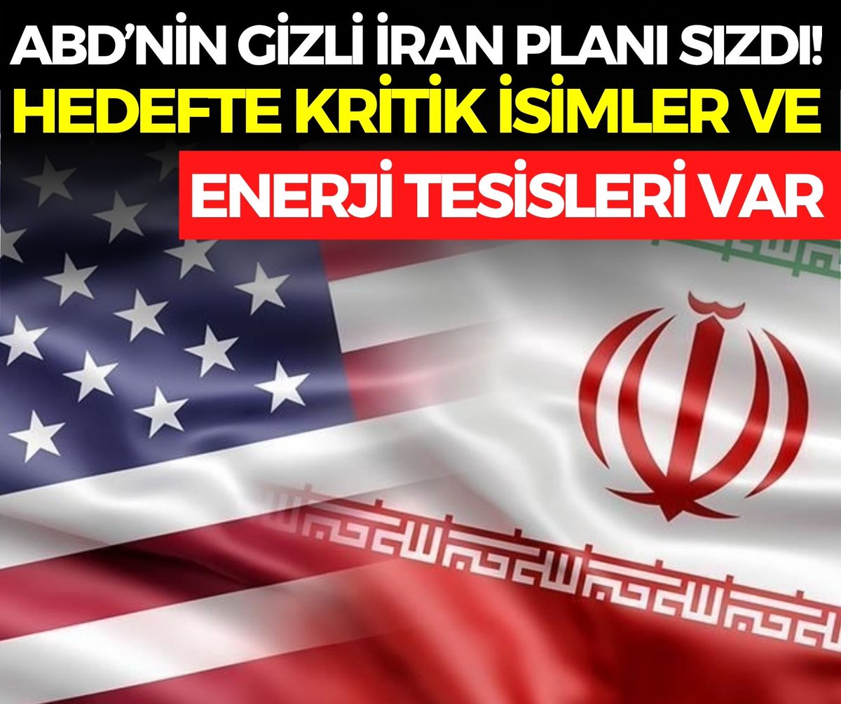 TurkgunGazetesi's tweet image. 🚨 #CNN dünyaya duyurdu: #ABD’nin gizli #İran planı sızdı! Hedefte kritik isimler ve enerji tesisleri var
turkgun.com/dunya/cnn-duny…
#SONDAKİKA #gündem