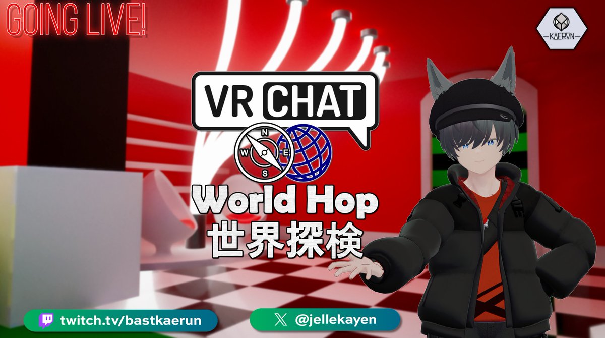 jellekayen's tweet image. Going Live!
VRChat World Hop/Talk and Chill! Let's relax and explore worlds!
VRChat World Hop/Talk and Chill！リラックスして世界を探検しよう
twitch.tv/bastkaerun
#VRChat #Twitchstreamer