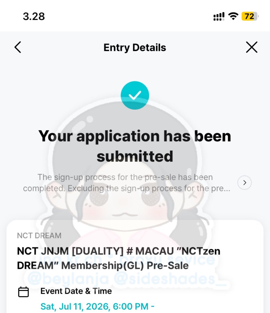 nct jnjm duality macau membership presale code rent 

— $7
— already applied ✅

dm for more details

wts lfb wtr open for rent weverse wv nct dream jeno jaemin nomin fanmeeting fanmeet jkt GL global チケット代行