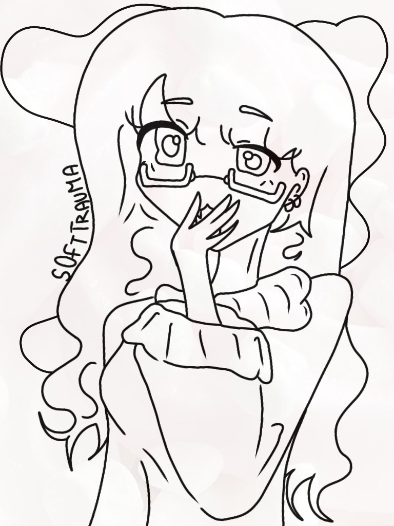 SoraKister's tweet image. practicing a new drawing style! (●´ω｀●)  #art #digitalart #artwork