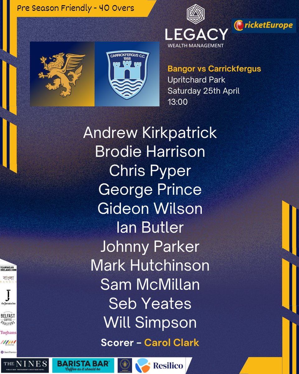 Bangor Cricket Club tweet media