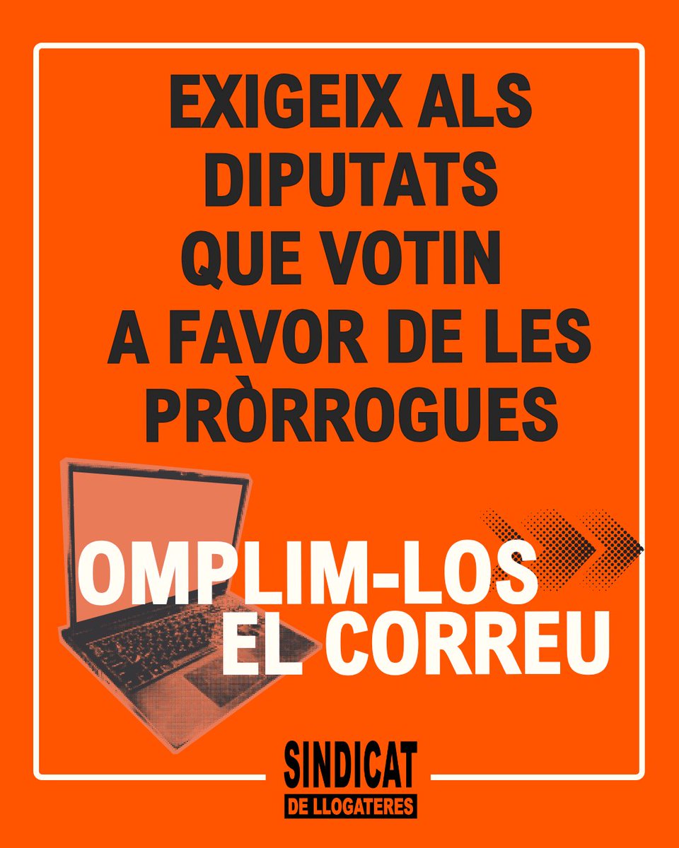 Sindicat de Llogateres i Llogaters tweet media