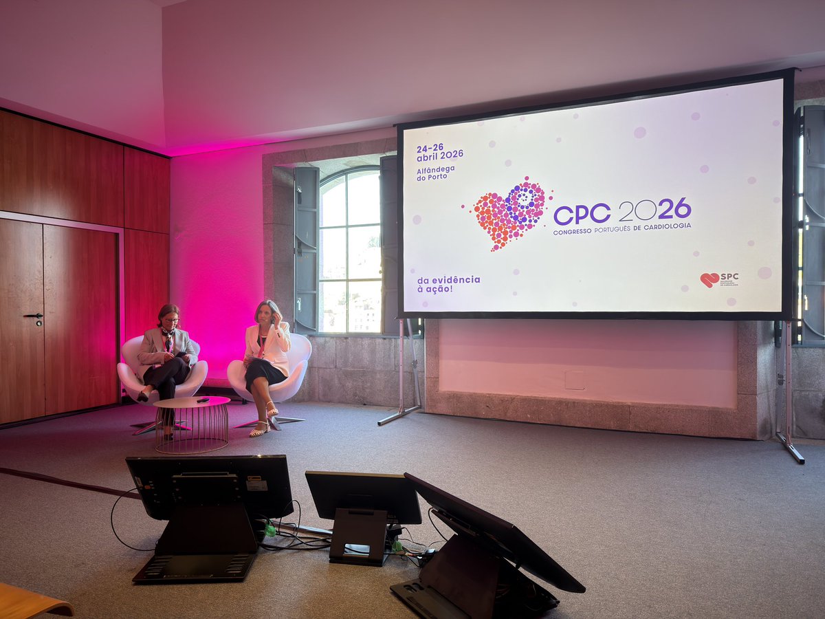 mnobremenezes's tweet photo. Cancer patients are a growing cardiology population. Are we ready for them? 🫀

#CPC2026 is tackling cardio-oncology head on today — rehab, sudden death risk, and where the field is heading next.
This is not a niche anymore. This is mainstream cardiology.

Wonderful session with @ManuelaFiuza5 
@andreia_spm @Mariana68137947 Catarina Neves and Eduardo Vilela

@spcardio
#CPCinmotion #CardioOncology