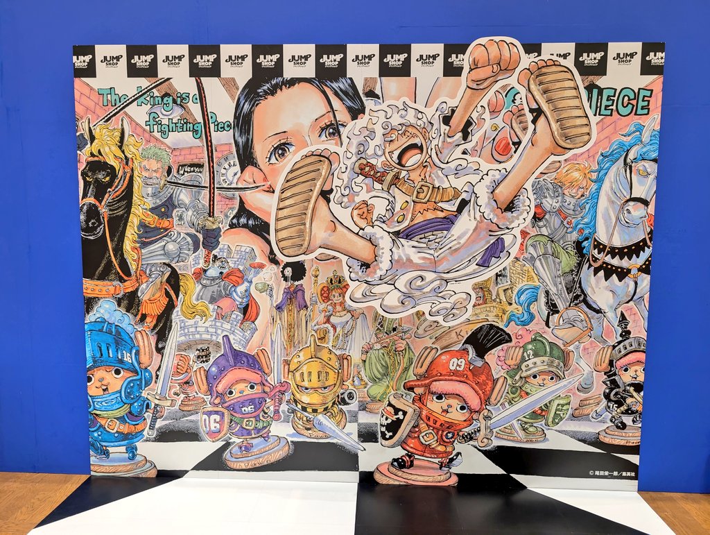 期間限定ジャンプショップin鶴屋はフォトスポットがたくさん！尾田先生