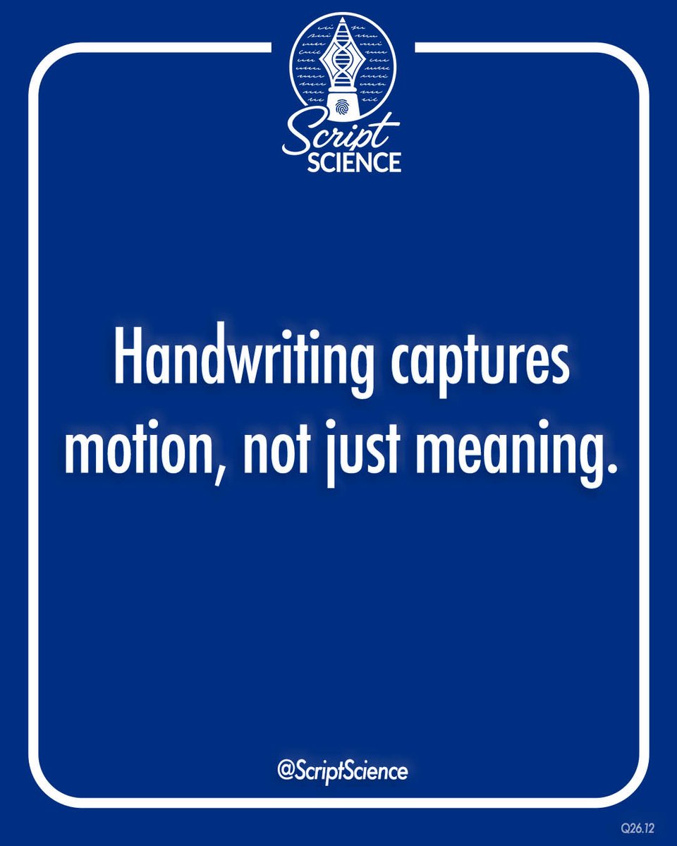 ScriptScience's tweet photo. Handwriting is more than just a way to record words or ideas; it also reflects the physical movement and rhythm of the writer's hand. Each stroke and shape in handwriting carries traces of how it was written, revealing aspects of the writer's personality. 

#graphology #mindset https://t.co/tUxuWsDbnp