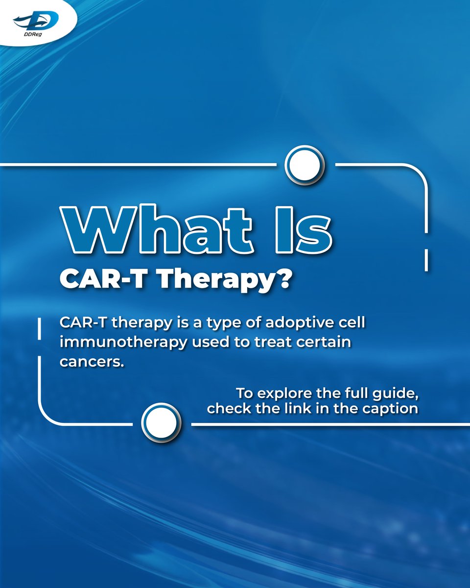DDRegPharma's tweet photo. CAR-T Therapy is reshaping #Oncology, but what actually happens from lab to patient?
From leukapheresis to CAR design iterations, our latest guide breaks it all down.
Here's what you need to know: https://t.co/7frRtaRJ4M
#Celltherapy #ATMP #RegulatoryStrategy #DDReg https://t.co/lGkG8MdYkE