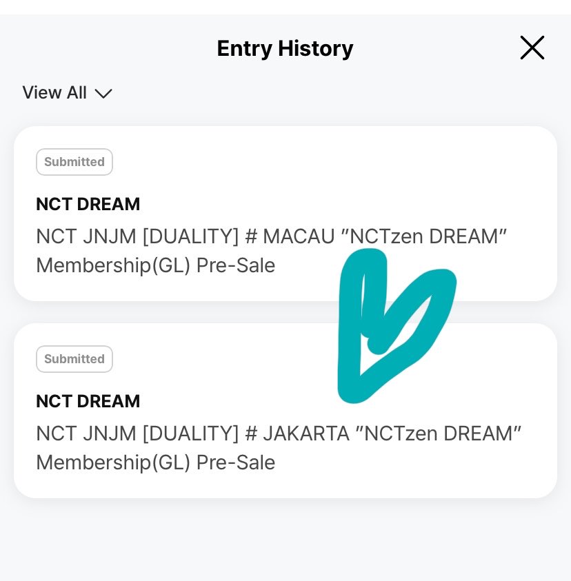 WTR | WANT TO RENT
NCT JNJM MEMBERSHIP IN JAKARTA AND MACAU

~ 100k/code  
~ 1 code = 1 person (can buy up to 2tix/code)
~ applied &amp; registered ✨

t. jeno jaemin jkt macau rent rental presale duality dream