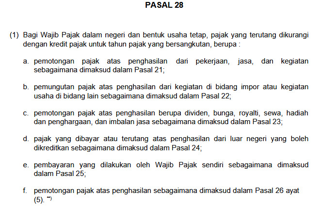 Hai, Kak. Sesuai dengan UU PPh stdtd UU HPP Pasal 28 yaitu Bagi Wajib ...