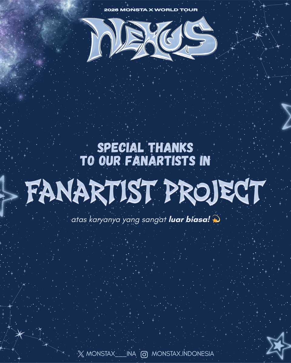 Every detail you created became a piece of the memories we shared together.

We’re truly grateful for you 🤍

#BeyondDistanceForMX
#MONSTAXReturnsJakarta
#MONSTAX_THEX_NEXUS_JKT