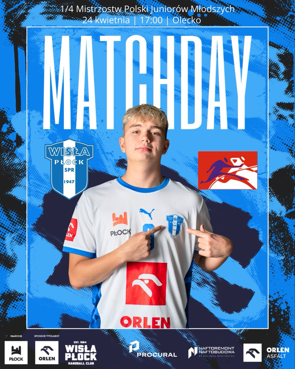 akademiaOWP's tweet photo. MATCHDAY 🔥  
Zaczynamy turniej 1/4 Mistrzostw Polski Juniorów Młodszych! 💙🤍  
Na początek: SKS Kusy Kraków 👊

📅 24.04
🕔 17:00
📍 Olecko

Naprzód Nafciarze! 🔥 https://t.co/2vzQltiKGR