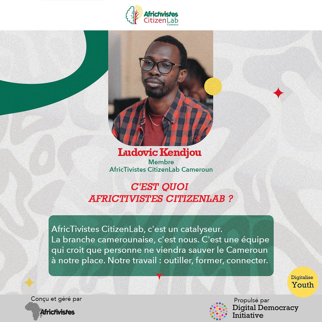 AfricTivistes Citizen Lab Cameroun tweet media