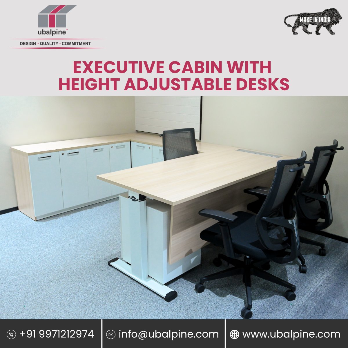 ubalpineindia's tweet image. Your desk should match your ambition.

Sit. Stand. Lead.
Height-Adjustable Executive Desks by UBALPINE.

📞 +91 9971212974 | 🌐 ubalpine.com
👉 Book a consultation

#SitStandDesk #ErgoOffice #OfficeDesign #WorkSmart #MakeInIndia