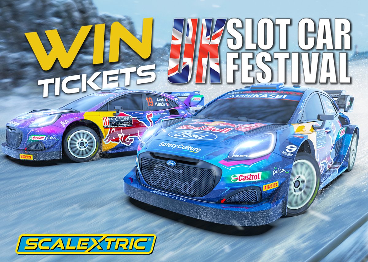 Want to win a family ticket to the 2026 UK Slot Car Festival? 🏁

With just over two weeks to go, we’re giving one lucky family the chance to enjoy a full day of racing, displays and slot car action for all ages.

All you have to do to enter is

1) Follow @scalextric
2) Reshare