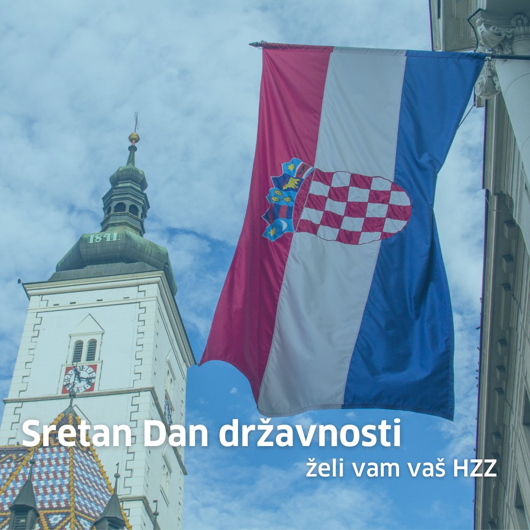 hzz_hr's tweet photo. Svim građanima Republike Hrvatske želimo sretan Dan državnosti. https://t.co/o905HqbVcO
