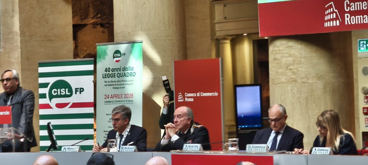 cislFPbas's tweet photo. 40 anno dalla legge quadro per la riforma della Polizia locale nel sistema di sicurezza integrato 
IL TEMPO È ORA @cislfp @CislNazionale @BasilicataFp https://t.co/gl4UosbWwM