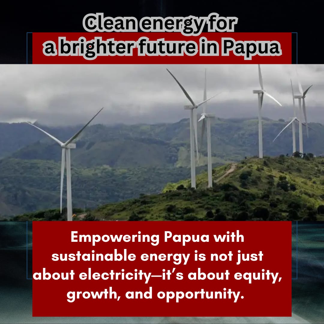 burhans_hitam's tweet image. Empowering Papua with sustainable energy is not just about electricity—it’s about equity, growth, and opportunity. Together, we can ensure every community has access to reliable and clean energy for brighter future
#EnergyForAll #PapuaRising #SustainableEnergy #CleanEnergyFuture