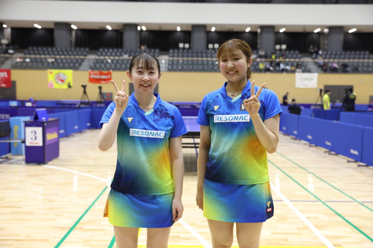 JTTL_now's tweet photo. 女子ダブルス決勝

出雲 美空 / 出澤 杏佳（レゾナック）3-0 菅澤 柚花里 / 吉本 はな（デンソー）

二連覇を達成！おめでとうございます🎊 https://t.co/rmoSZftGXL