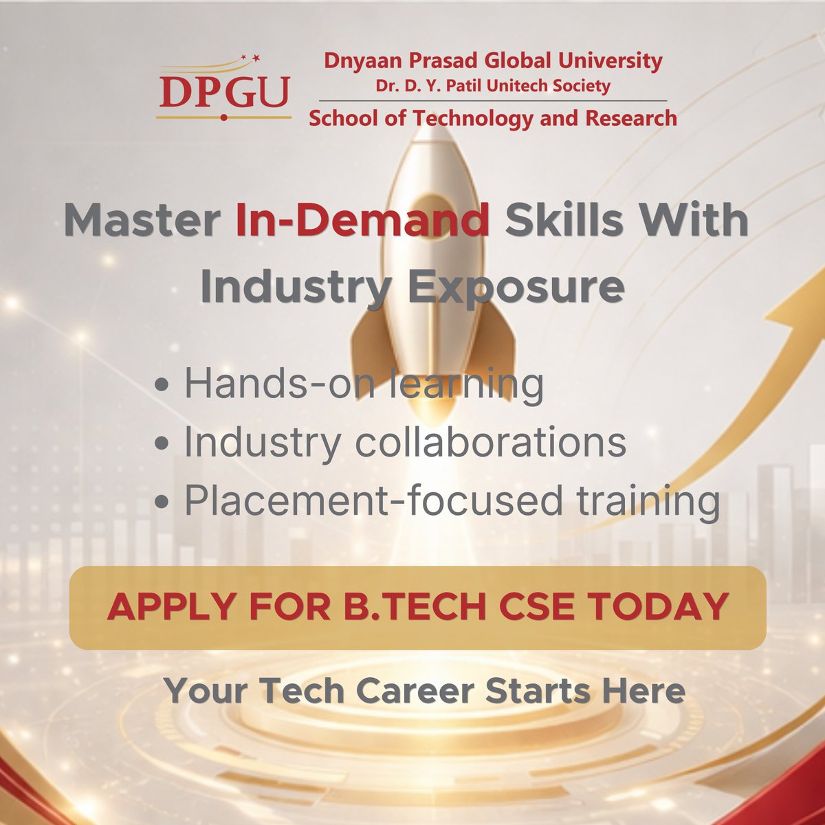dpgu_str's tweet image. Admissions Open Now! Link in Bio.  

 #DPGU #CSECareers #SoftwareDeveloper #DataScience #EngineeringLife #BTechAdmissions #FutureReady #TechCareers