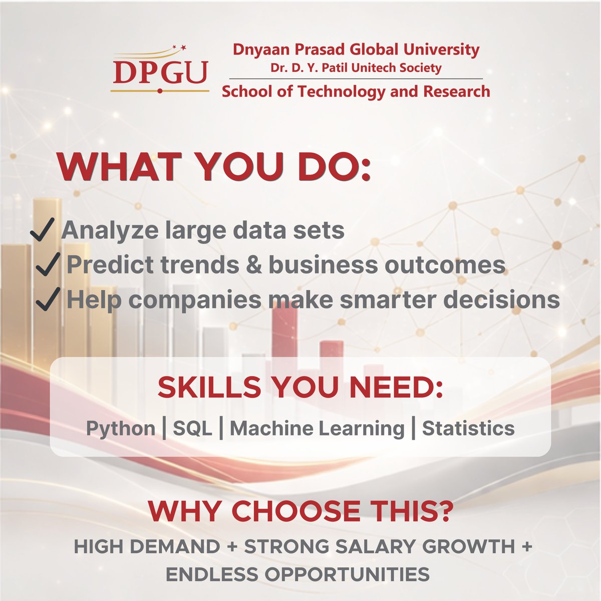 dpgu_str's tweet image. Admissions Open Now! Link in Bio.  

 #DPGU #CSECareers #SoftwareDeveloper #DataScience #EngineeringLife #BTechAdmissions #FutureReady #TechCareers