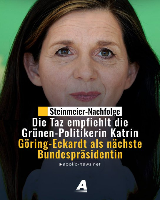 kutschera_u's tweet photo. Top-Kandidatin als #Grüne Frau #Bundestagspräsidentin!-Lady #Aigner weniger ge"aignet"- diese charmante Dame würde den derzeitigen Niedergang der Wirtschaft, Bildung, Inneren Sicherheit-optimal symbolisieren!--Danke- kluge #TAZ -Top-Empfehlung!! https://t.co/wMh9fuFP52