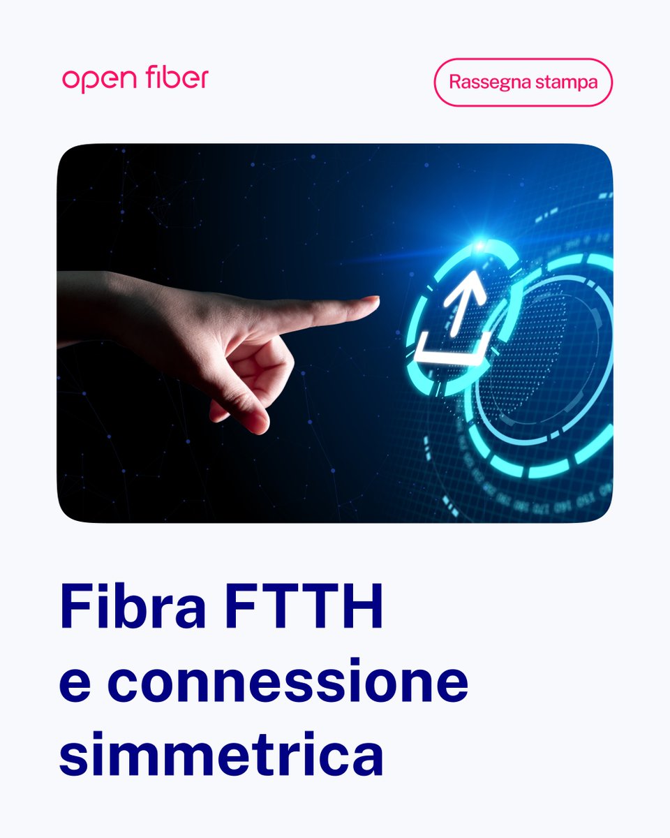 OpenFiberIT's tweet image. 📤 Un #upload lento è il vero nemico dello #SMartWorking, delle #videocall e del #cloud. La #fibraottica FTTH di #OpenFiber porta la simmetria che mancava, assicurando la stessa velocità del #download anche nel caricamento dei file. Leggi la news ➡️ openfiber.it/media/news/fib…