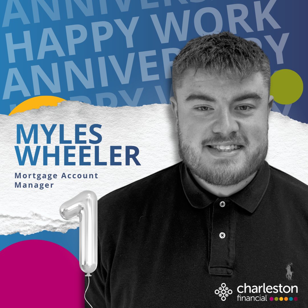 Happy work anniversary to Myles Wheeler 🎉
One year in as Mortgage Account Manager, and already a familiar name to many of our clients and introducers. Good to have you with us, Myles 💪