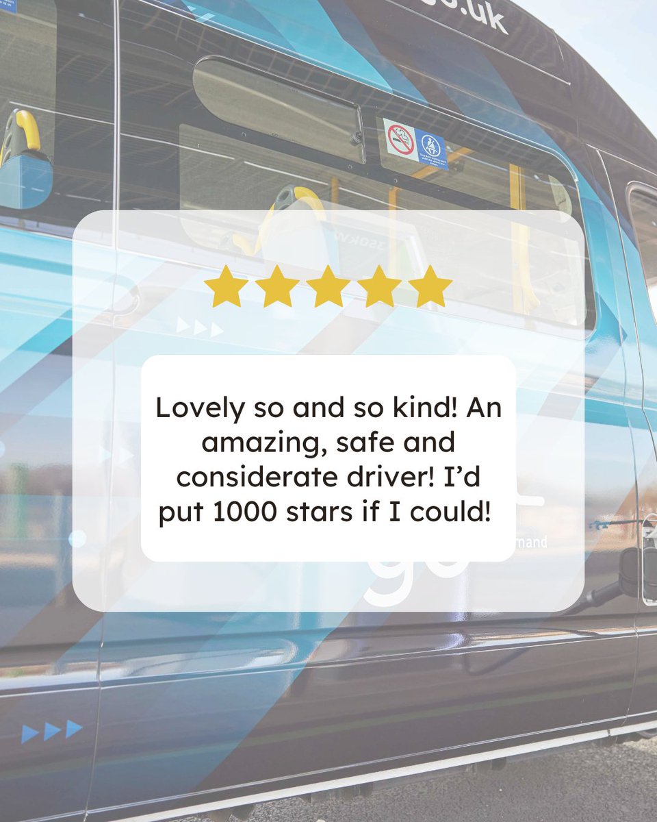 DigiGoUK's tweet image. Want to know what DigiGo is all about? 🤔🚐⚡

Swipe to check out what our amazing passengers have to say about their experience using the service! ⭐⭐⭐⭐⭐

digigo.uk

#DigiGo #OnDemand #BookTrackRide #TravelEssex