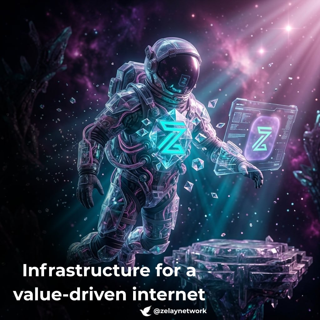 zelaynetwork's tweet photo. The next internet won’t be built on attention—
it will be built on value.

Where every interaction matters.
Where every action is recorded.
Where every participant is rewarded.

This is not evolution.
This is a shift in foundation.

#ZELAY #Web3 #Infrastructure #ValueDriven #Next https://t.co/Uul7Y2jViR