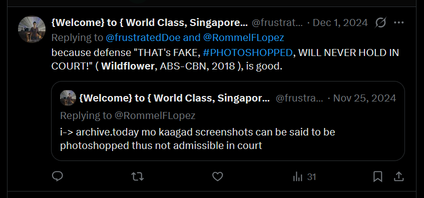 frustratedDoe's tweet image. please always get the URL - #Screenshots can have d #BenefitOfTheDoubt of being #photoshopped  #manipulated