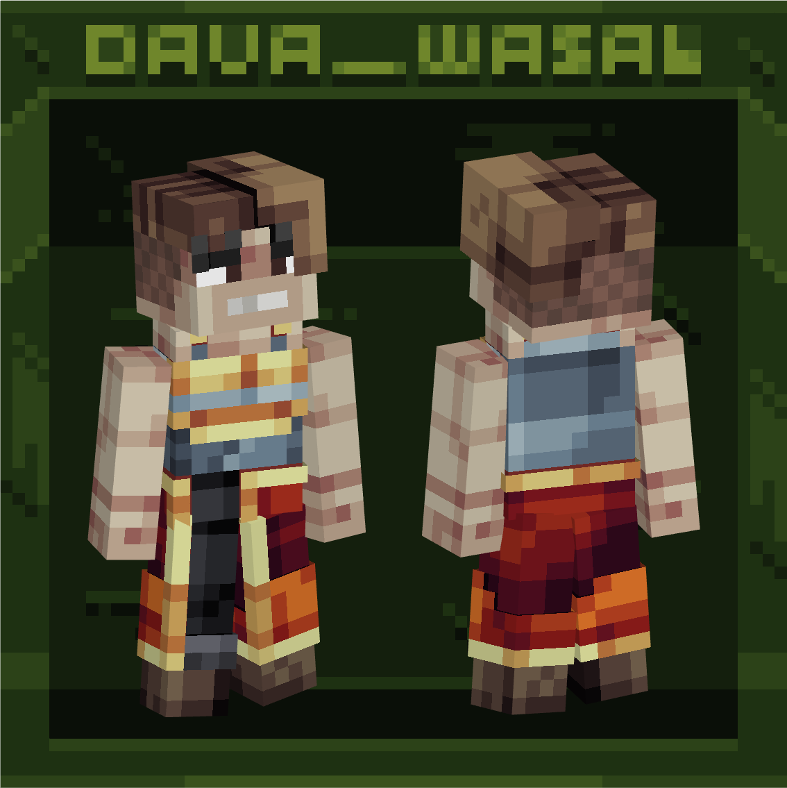 Dava_Wasab's tweet image. SKIN — Gɪʀʟ Gᴜᴀʀᴅ 🛡🏰

Throne guard leader girl. 
Dava-Wasab.short.gy
#Minecraft #Skin #Fantasy