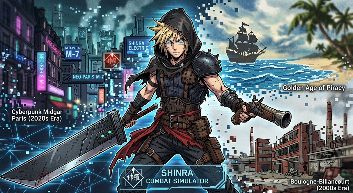 Now, with MTG x Assassin's Creed+ MTG x Final Fantasy present: Cloud  Strife, the Lone Wolf from Black Flag Resynced comic series, with three  eras. @assassinscreed @finalfantasyvii #BlackFlag #FinalFantasyVII  #AssassinsCreed