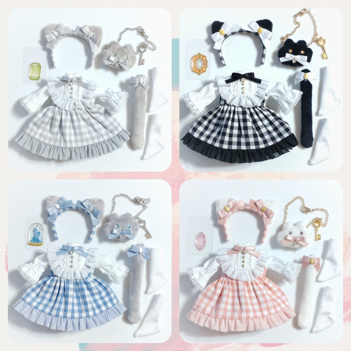 Memoire canette ラクマショップ
4月25日(土)21時よりOPEN🎶
୨୧┈┈┈┈┈┈┈┈┈┈┈୨୧
うさぎと猫たちのお洋服🐇🐈‍⬛ ͗
各１着ずつのご用意です！

🌷ラクマ出品ページ🌷
fril.jp/shop/notte_kno…
୨୧┈┈┈┈┈┈┈┈┈┈┈୨୧
よろしくお願いいたします(՞,,ᴗωᴗ,,՞)🍀