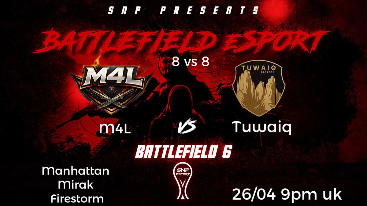 SnP esports Battlefield tweet media