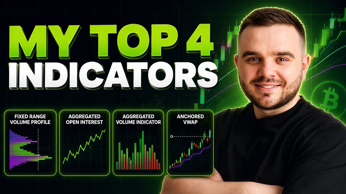 Yuriy_Biko's tweet image. 🎯 The 4 Indicators That Changed Everything

Watch me build a complete setup from scratch ⬇️ 👉 youtu.be/NHclDvSl9lk

99% of traders are drowning in chart clutter. Dozens of indicators. Zero clarity.

What if I told you just 4 indicators could give you:
• Exact entry zones