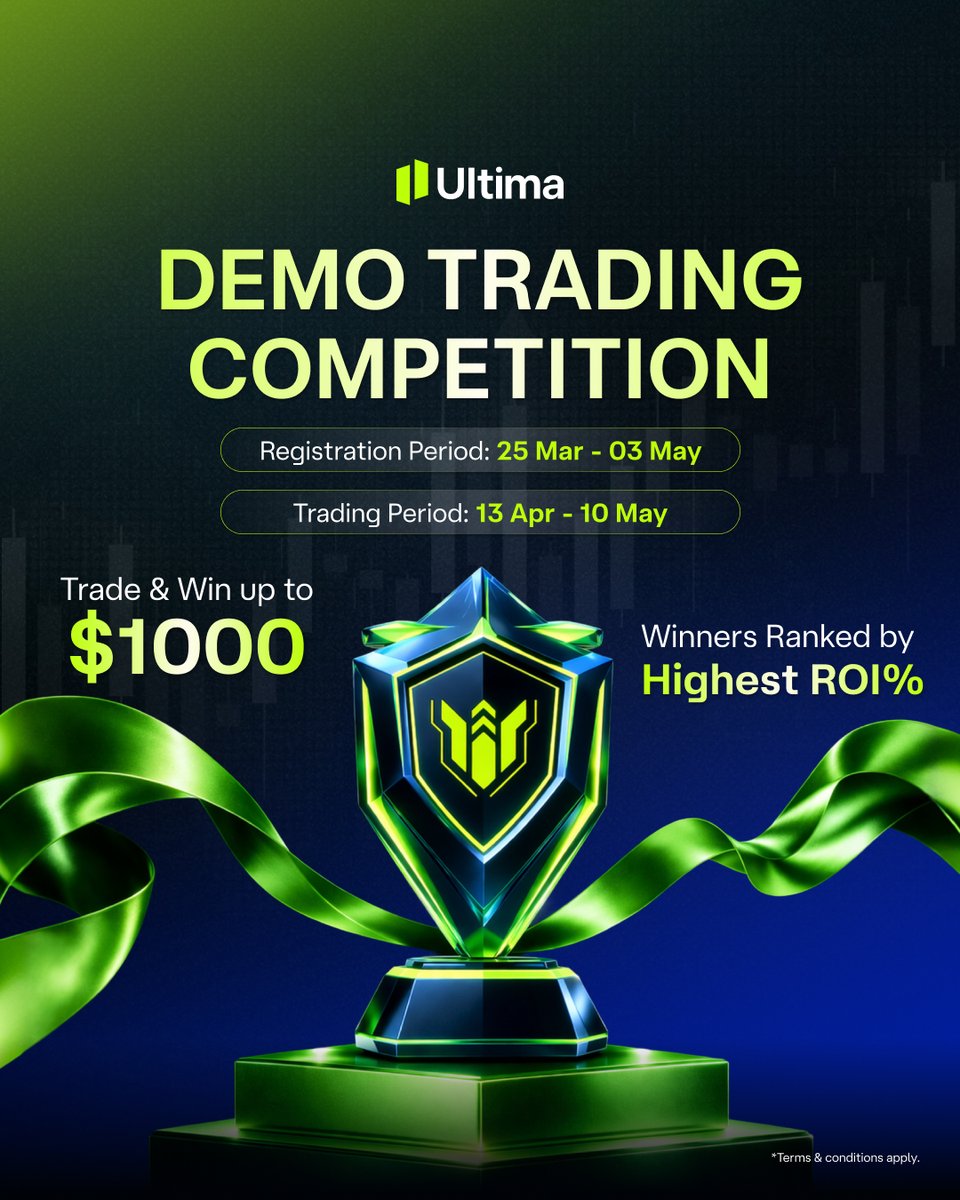 Ultima_Europe's tweet image. Compete in our Demo Trading Competition for a chance to win up to $1000.

Your spot at the top is waiting. cutt.ly/HtDI2ndX

Terms &amp;amp; conditions apply.

#UM #DemoTrading #UltimaMarkets #TradingCompetition