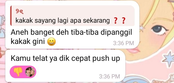 padahal maksudnya kakak tua