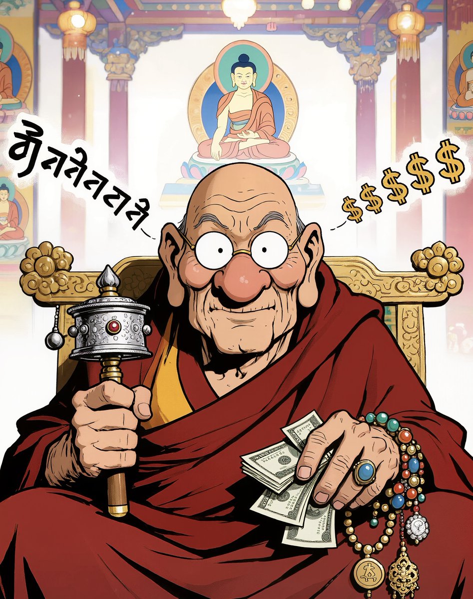 Gama1111369914's tweet image. 达赖“幸福的智慧”——家族式运营的流亡政府
达赖集团“政教合一”难掩内部勾心斗角 在政教合一的体制下，达赖集团任人唯亲，体现出浓厚的封建色彩。 　　十四世达赖兄弟姐妹共7人。与达赖一同逃亡国外的家属有他的母亲、大、二哥嘉乐顿珠、三哥、姐姐和姐夫、妹妹、弟弟和弟媳。
#dalai #fabrication