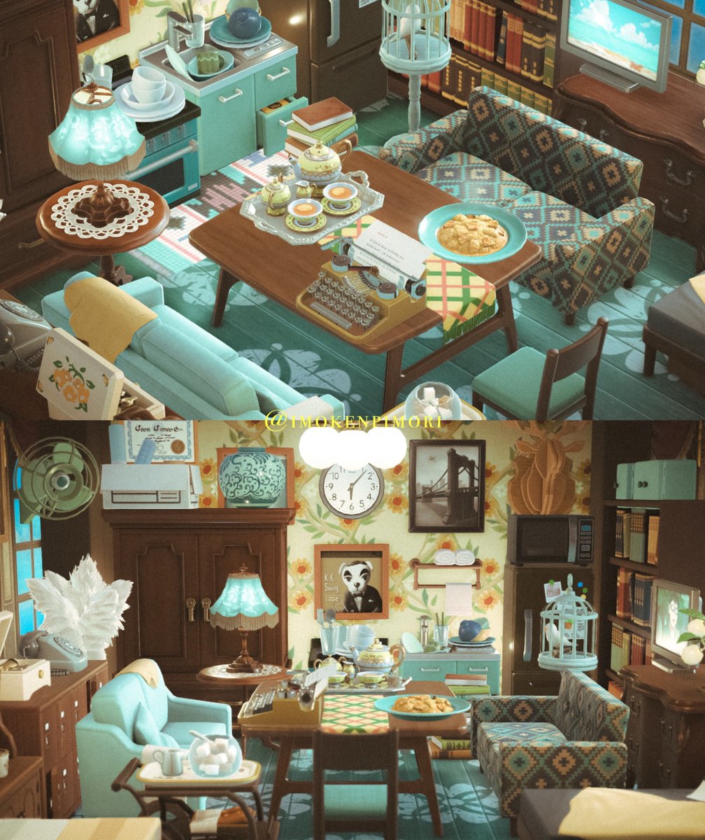 imokenpimori's tweet image. 🛋️🫖🕰️🍝📚
#あつ森 #acnh