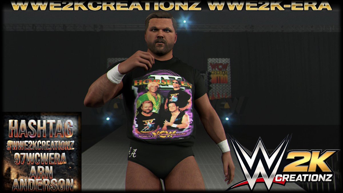 WWE2KCreationz's tweet photo. #WWE2K26 #WWE2K #WWE #WCW #ARNANDERSON
97 ARN ANDERSON ADDED TO THE ROSTER
HASHTAG=WWE2KCREATIONZ, 97WCWERA, ARN ANDERSON https://t.co/XYNamQoeVS