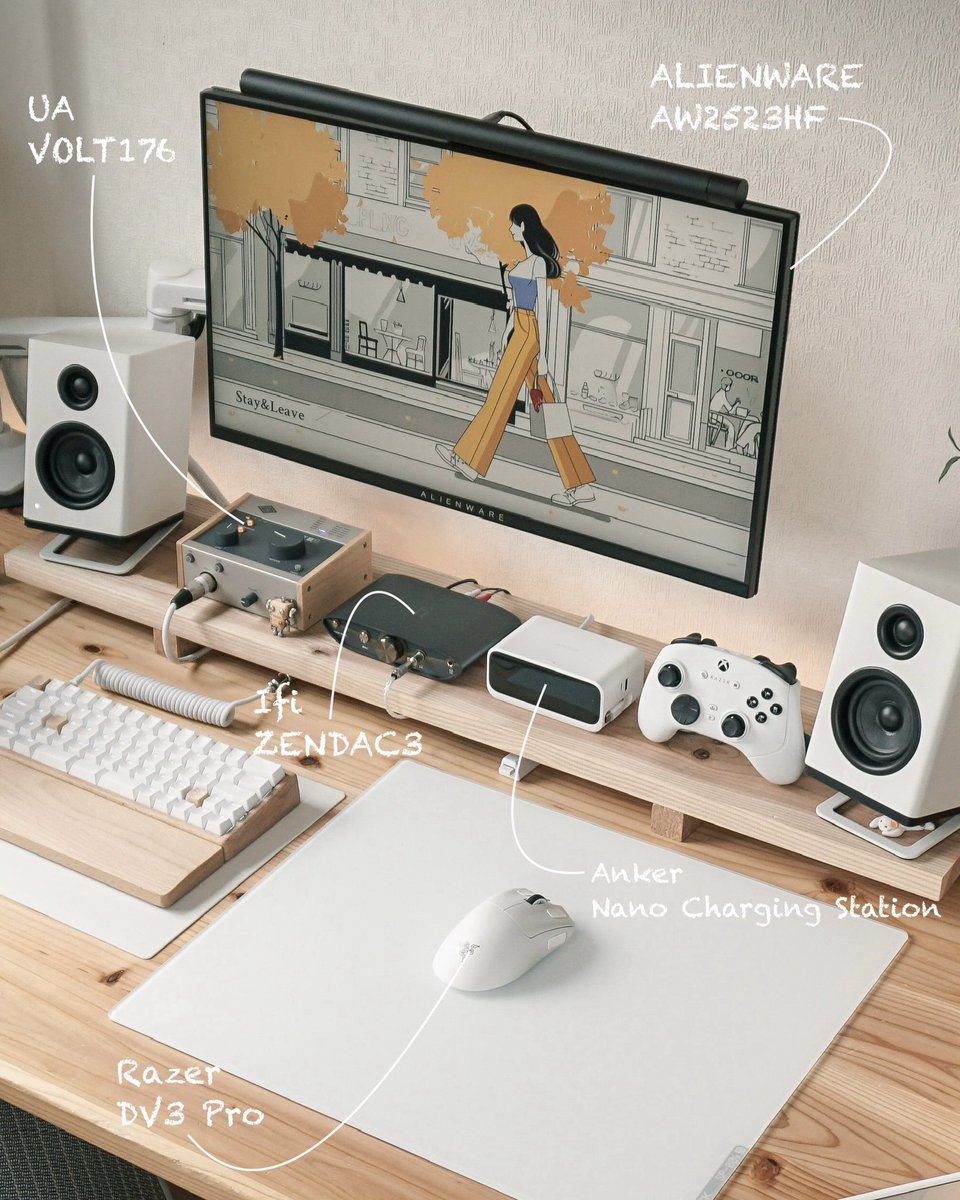 mossun_ism's tweet image. 流行りに乗ってみた！
実は自分で作ったデスクレシピ✏️
#desksetup #デスクレシピ