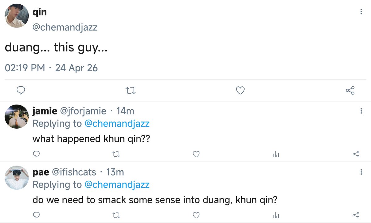 nabiwrtsnreads's tweet image. a #duangqin mini one-tweet au: