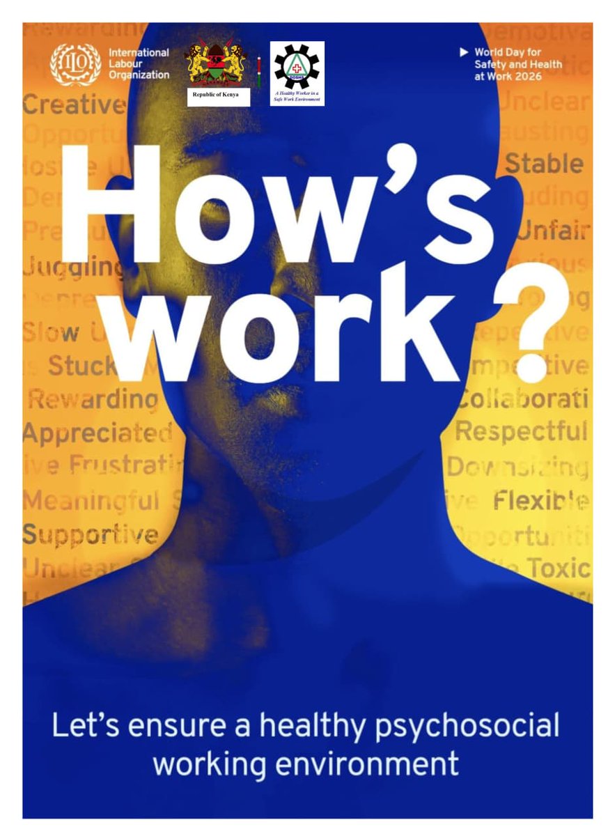 CarlosKibichii's tweet photo. A safe workplace isn’t just physical—it’s psychological too. Let’s build environments where people feel respected, supported, and heard. #SafetyAndHealthAtWork #MentalHealth #HSE https://t.co/bQodaTZYSO