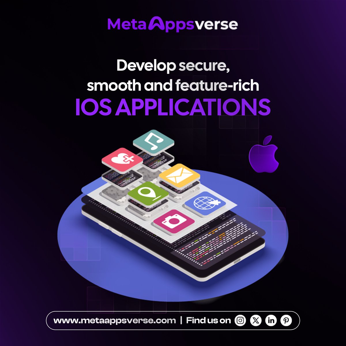 metaappsverse's tweet image. Build secure, smooth &amp;amp; feature-rich iOS apps that users trust. Focus on performance, simplicity &amp;amp; scalability for long-term success.

Start building today: metaappsverse.com

#IOSDevelopment #MobileApps #UIUX #MetaAppsverse