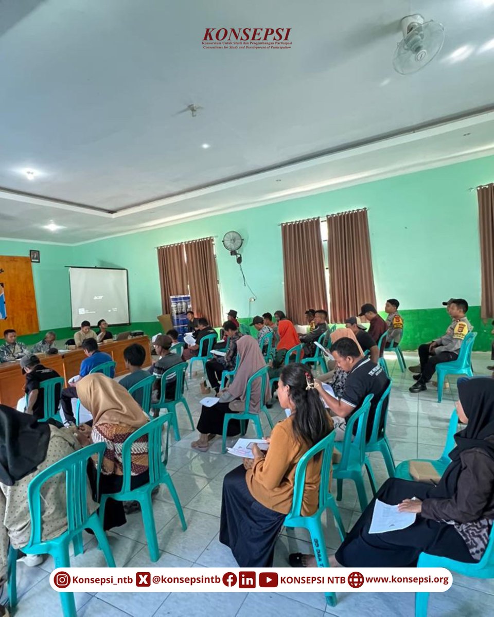 konsepsintb's tweet image. The process aims to finalize a shared regulation that strengthens coordinated, sustainable, and locally grounded resilience efforts.#DRR #ClimateAdaptation #InterVillage #ResilientVillage #SIAPSIAGA #KONSEPSINTB