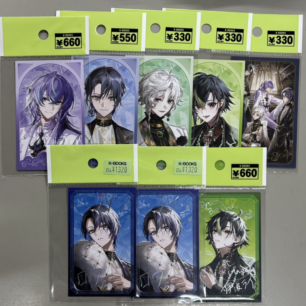 入荷情報】 にじさんじ Dytica 3rd ランダムチェキ風カード 各種入荷