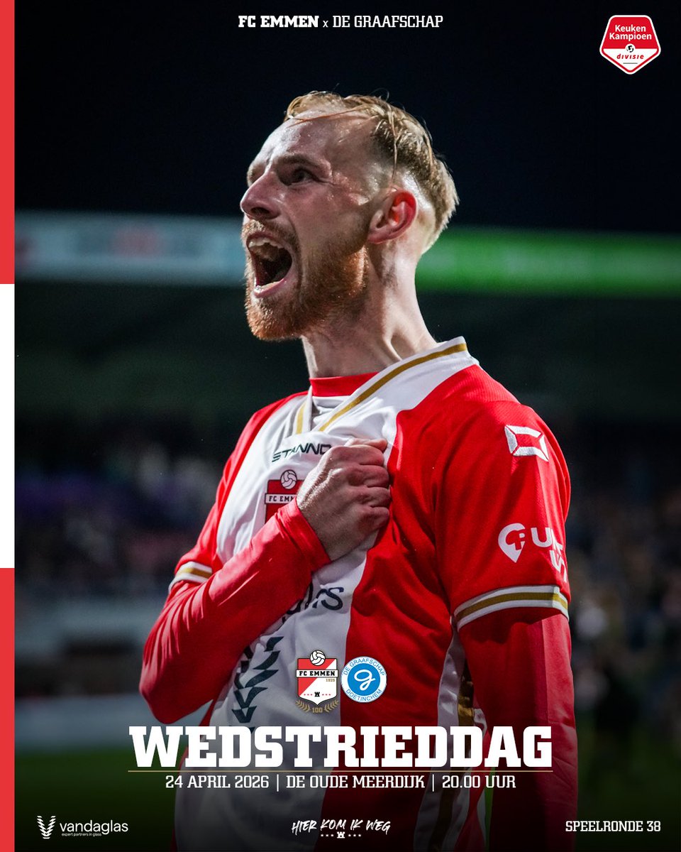 Nog één keer met mekaor achter onze club! 

#EMMgra #100jaarEmmen #VanOnsVeurAltied #HIERKOMIKWEG